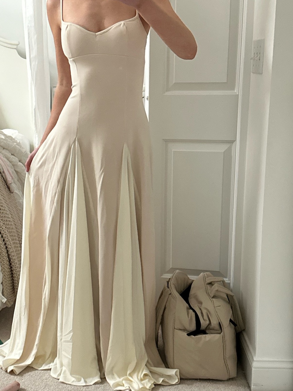 Arcina Ori Paloma Dress in Stone - Picture 3 of 4